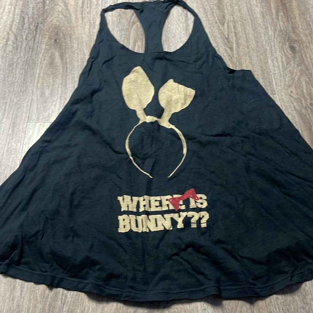 Wild Fox Racer Back Black Tank Top Multiple Sizes - Picture 3 of 10